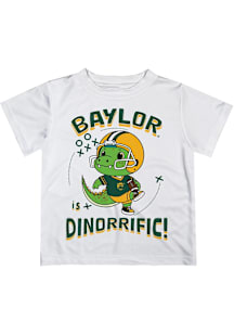 Vive La Fete Baylor Bears Infant Dino-Riffic Short Sleeve T-Shirt White