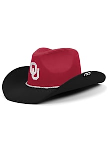 Forever Collectibles Oklahoma Sooners Crimson Two-Tone Cowboy Hat Mens Cowboy Hat