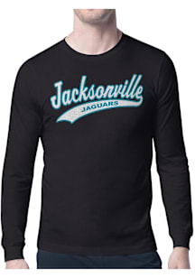 Starter Jacksonville Jaguars Black Tailsweep Long Sleeve T Shirt