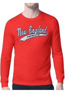 Starter New England Patriots Red Tailsweep Long Sleeve T Shirt