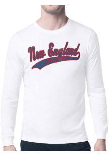 Starter New England Patriots White Tailsweep Long Sleeve T Shirt