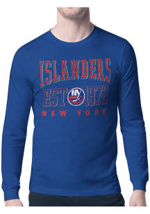 Starter New York Islanders Blue Retro Long Sleeve T Shirt