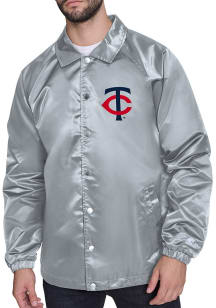 Starter Minnesota Twins Mens Grey Shield Medium Weight Jacket