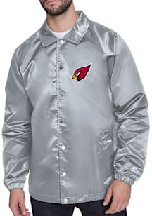 Starter Arizona Cardinals Mens Grey Shield Medium Weight Jacket
