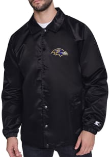 Starter Baltimore Ravens Mens Black Shield Medium Weight Jacket