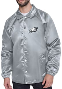 Starter Philadelphia Eagles Mens Grey Shield Medium Weight Jacket