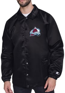 Starter Colorado Avalanche Mens Black Shield Medium Weight Jacket