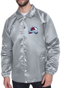 Starter Colorado Avalanche Mens Grey Shield Medium Weight Jacket