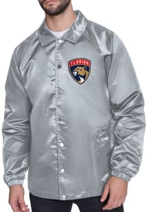 Starter Florida Panthers Mens Grey Shield Medium Weight Jacket