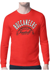 Starter Tampa Bay Buccaneers Red Half Ball Long Sleeve T Shirt