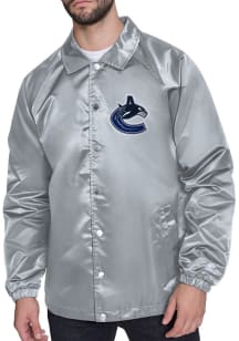 Starter Vancouver Canucks Mens Grey Shield Medium Weight Jacket