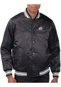 Starter Dallas Stars Mens  Stacked Logo Medium Weight Jacket