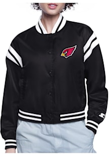 Starter Arizona Cardinals Womens Black Football Girls Medium Weight Jacket