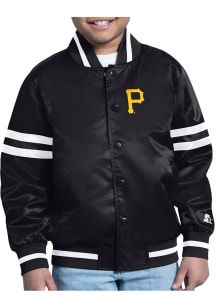 Starter Pittsburgh Pirates Youth Black Shield Medium Weight Jacket