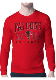 Starter Atlanta Falcons Red Retro Long Sleeve T Shirt