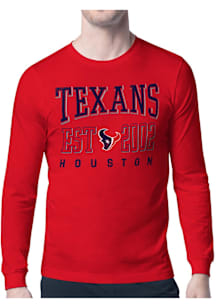 Starter Houston Texans Red Retro Long Sleeve T Shirt