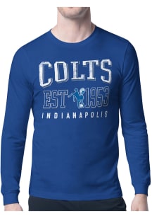 Starter Indianapolis Colts Blue Retro Long Sleeve T Shirt