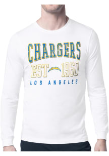 Starter Los Angeles Chargers White Retro Long Sleeve T Shirt