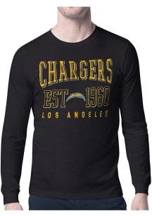 Starter Los Angeles Chargers Black Retro Long Sleeve T Shirt