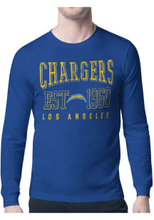 Starter Los Angeles Chargers Blue Retro Long Sleeve T Shirt