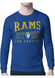 Starter Los Angeles Rams Blue Retro Long Sleeve T Shirt