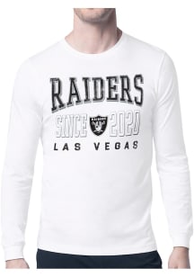 Starter Las Vegas Raiders White Retro Long Sleeve T Shirt