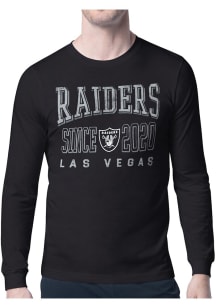 Starter Las Vegas Raiders Black Retro Long Sleeve T Shirt