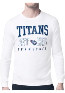 Starter Tennessee Titans White Retro Long Sleeve T Shirt