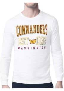 Starter Washington Commanders White Retro Long Sleeve T Shirt