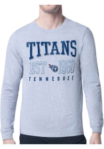 Starter Tennessee Titans Grey Retro Long Sleeve T Shirt