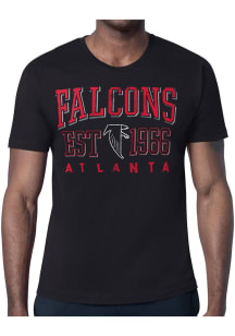 Starter Atlanta Falcons Black Retro Short Sleeve T Shirt