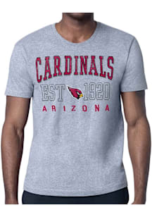 Starter Arizona Cardinals Grey Retro Short Sleeve T Shirt