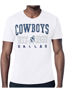 Starter Dallas Cowboys White Retro Short Sleeve T Shirt