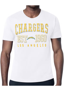 Starter Los Angeles Chargers White Retro Short Sleeve T Shirt