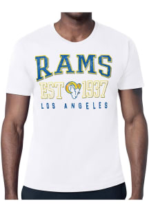 Starter Los Angeles Rams White Retro Short Sleeve T Shirt