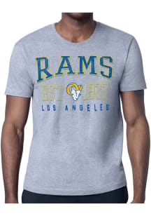 Starter Los Angeles Rams Grey Retro Short Sleeve T Shirt