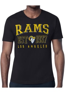 Starter Los Angeles Rams Black Retro Short Sleeve T Shirt