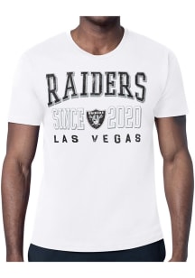 Starter Las Vegas Raiders White Retro Short Sleeve T Shirt