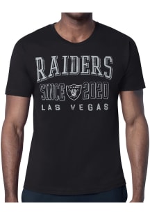 Starter Las Vegas Raiders Black Retro Short Sleeve T Shirt