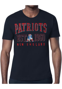 Starter New England Patriots Navy Blue Retro Short Sleeve T Shirt