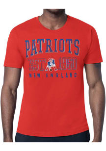 Starter New England Patriots Red Retro Short Sleeve T Shirt