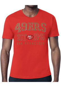 Starter San Francisco 49ers Red Retro Short Sleeve T Shirt