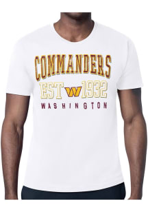 Starter Washington Commanders White Retro Short Sleeve T Shirt