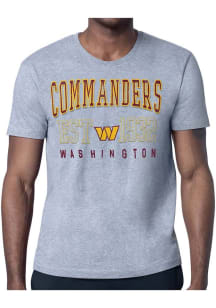 Starter Washington Commanders Grey Retro Short Sleeve T Shirt