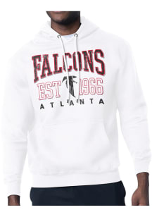 Starter Atlanta Falcons Mens White Retro Long Sleeve Hoodie