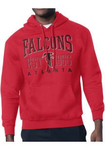 Starter Atlanta Falcons Mens Red Retro Long Sleeve Hoodie