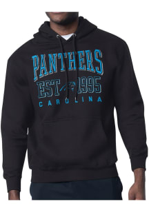 Starter Carolina Panthers Mens Black Retro Long Sleeve Hoodie