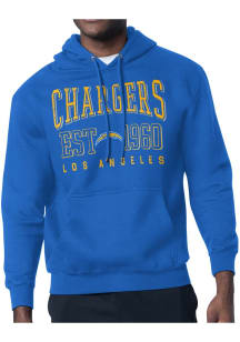 Starter Los Angeles Chargers Mens Blue Retro Long Sleeve Hoodie