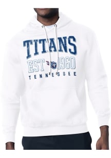 Starter Tennessee Titans Mens White Retro Long Sleeve Hoodie