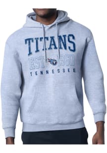 Starter Tennessee Titans Mens Grey Retro Long Sleeve Hoodie